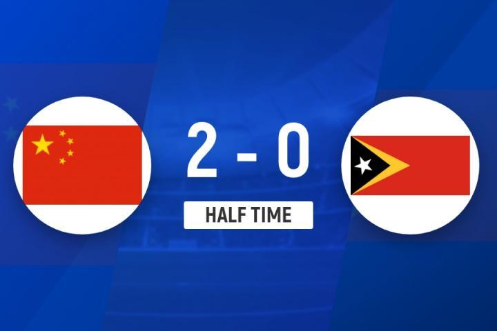 星空体育官网-半场-U22男足2-0东帝汶 王钰栋破门+模仿姆巴佩庆祝 拜合拉木建功